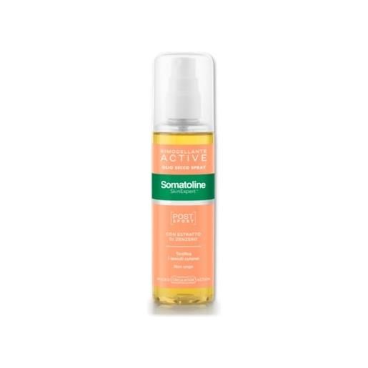 Somatoline skinexpert rimodellante active olio secco spray post-sport 125 ml