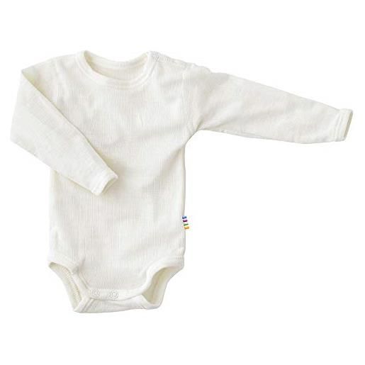 Joha baby body a maniche lunghe in lana merino/seta naturale 86/92 cm