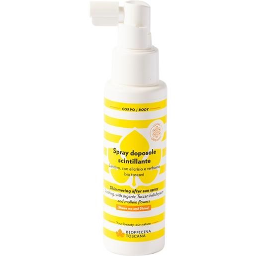 BIOFFICINA TOSCANA spray doposole scintillante rinfrescante nutriente ammorbidente 100 ml