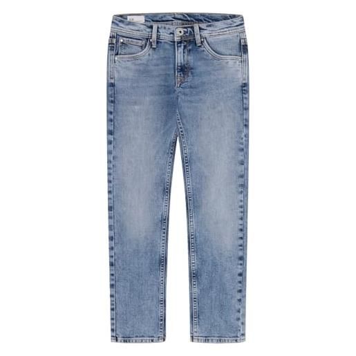 Pepe Jeans slim jeans jr, jeans bambini e ragazzi, blu (denim-mn5), 6 anni