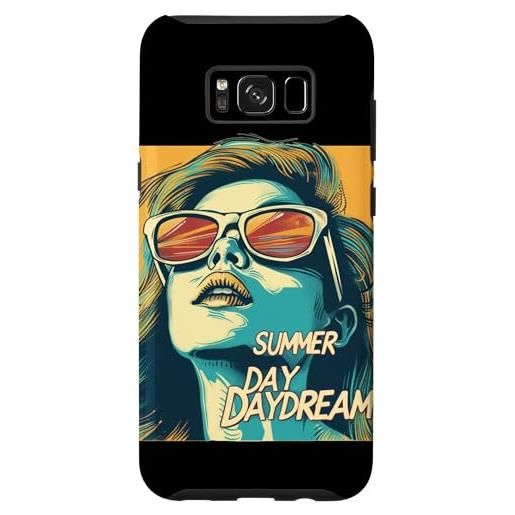 Cool Summer Daydream custodia per galaxy s8+ bella ragazza estiva con occhiali da sole e daydreams costume