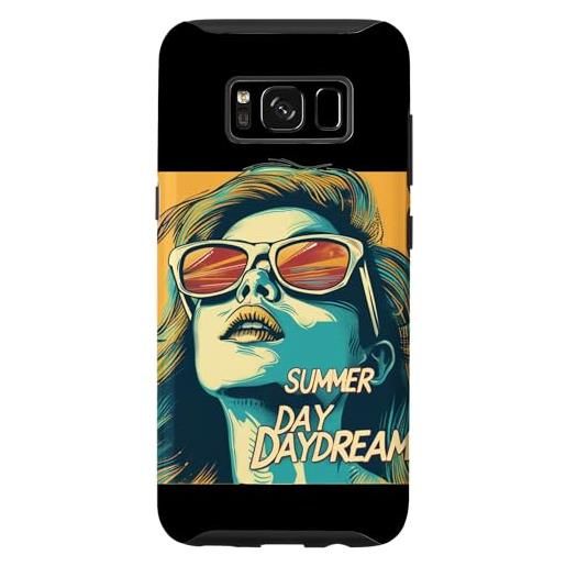 Cool Summer Daydream custodia per galaxy s8 bella ragazza estiva con occhiali da sole e daydreams costume