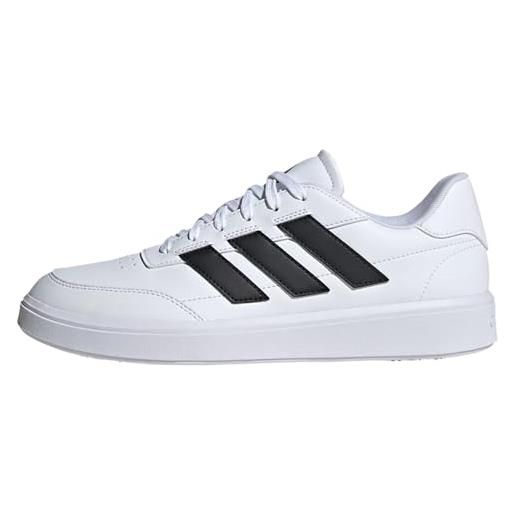 adidas courtblock shoes, scarpe da ginnastica uomo, cwhite/grethr/orbgry, 45 1/3 eu