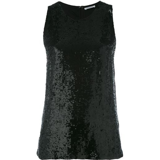 P.A.R.O.S.H. sequin embellished tank top - nero