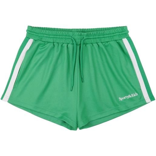 Sporty & Rich shorts sportivi a vita media - verde