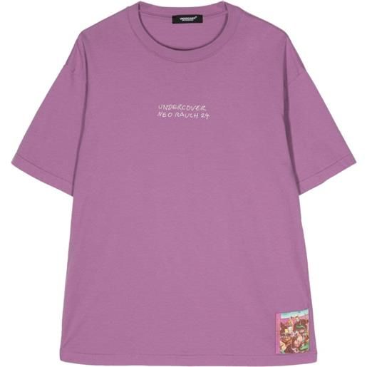 Undercover t-shirt con stampa neo rauch - viola