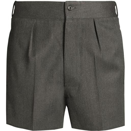 Maison Margiela shorts sartoriali mini - grigio