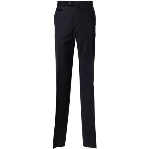Corneliani mid-rise tailored trousers - blu