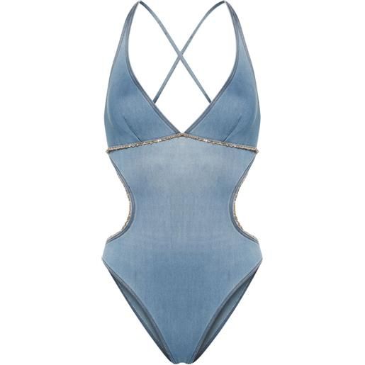 Ermanno Scervino chain-detail swimsuit - blu