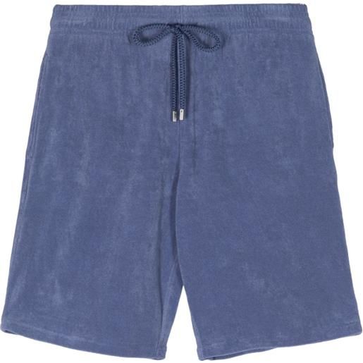 Vilebrequin towelling cotton-blend shorts - blu