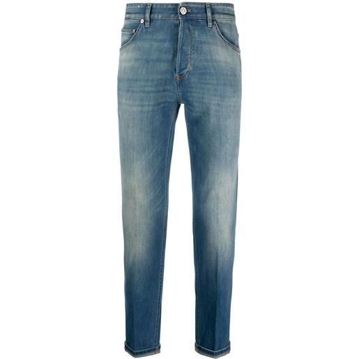 PT Torino jeans aderenti effetto schiarito - blu