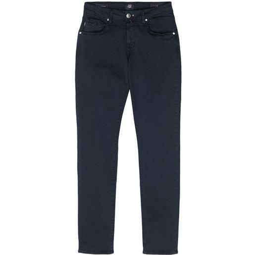 Sartoria Tramarossa skinny-leg cotton-blend jeans - blu