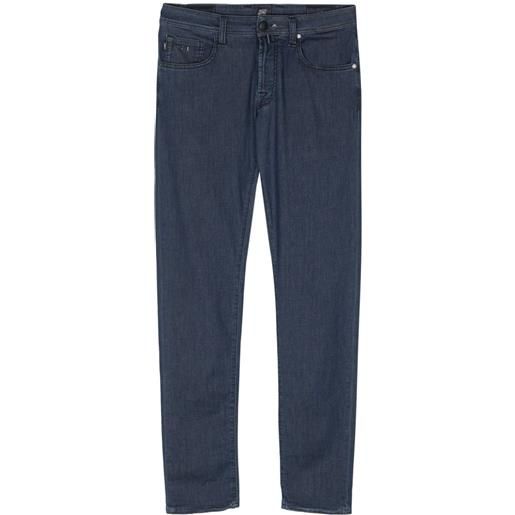 Sartoria Tramarossa skinny-leg cotton-blend jeans - blu
