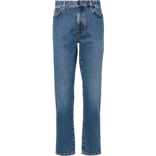 Zegna mid-rise slim-cut jeans - blu
