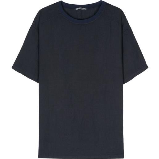 Barena short-sleeve linen t-shirt - blu