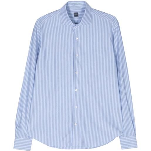 Fedeli striped jersey shirt - blu