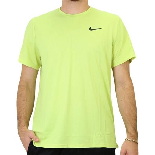 Nike t shirt da running fluo Nike dry top - uomo