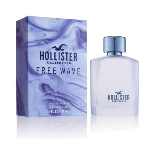 Hollister free wave 100 ml eau de toilette per uomo