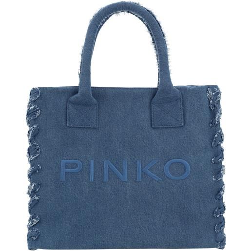 Pinko shopping bag beach