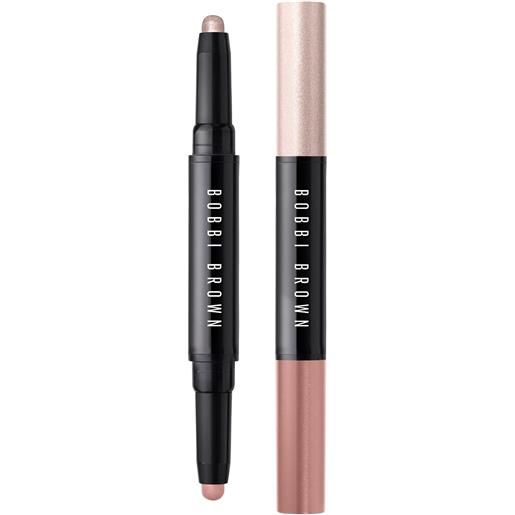 Bobbi Brown dual-ended long-wear cream shadow stick 1.6g ombretto crema platinum pink/antique rose