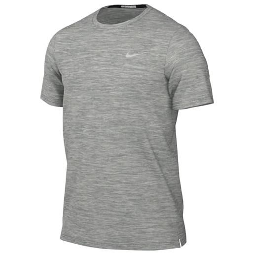 Nike t-shirt uv miler uomo abb. Running grigio s