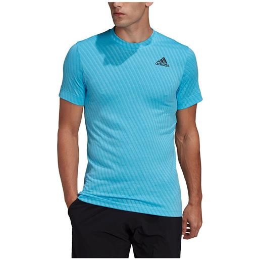 Adidas freelift short sleeve t-shirt blu s uomo