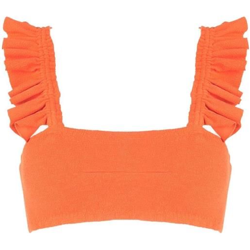 Clube Bossa top bikini zarbo con scollo quadrato - arancione