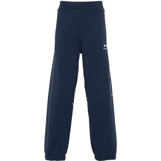 Givenchy pantaloni sportivi con stampa - blu