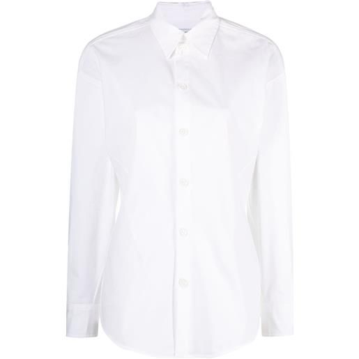 Bottega Veneta camicia elasticizzata - bianco