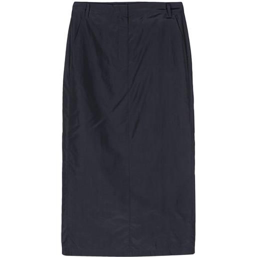 Tibi low-rise maxi skirt - blu