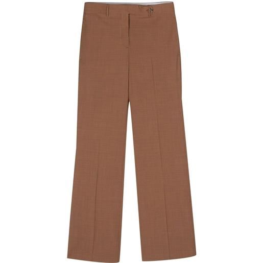Paul Smith straight-leg wool trousers - marrone