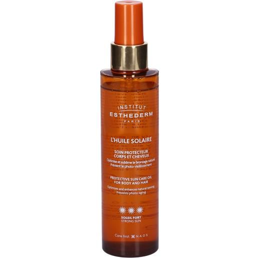 Institut Esthederm Italia Div. institut esthederm adaptasun olio solare hydra-protectrice corpo e capelli 150 ml per la pelle