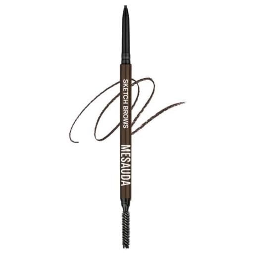 MESAUDA sketch brows - 104 dark - matita sopracciglia - mesauda cosmetics