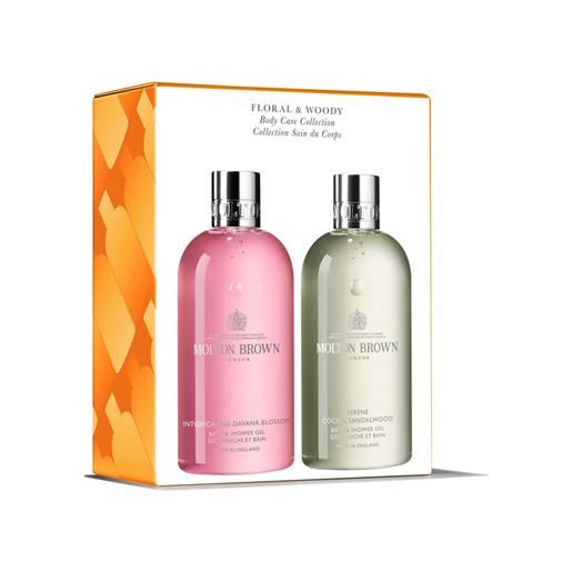 Molton Brown floral & woody body care collection