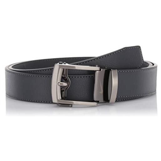 Nike men's acu fit ratchet belt, dark grey - pebble grain, one size
