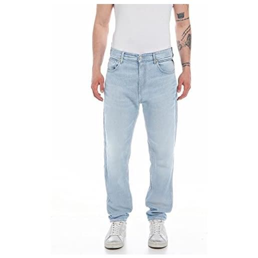 Replay sandot jeans, 007 blu scuro, 32w x 32l uomo