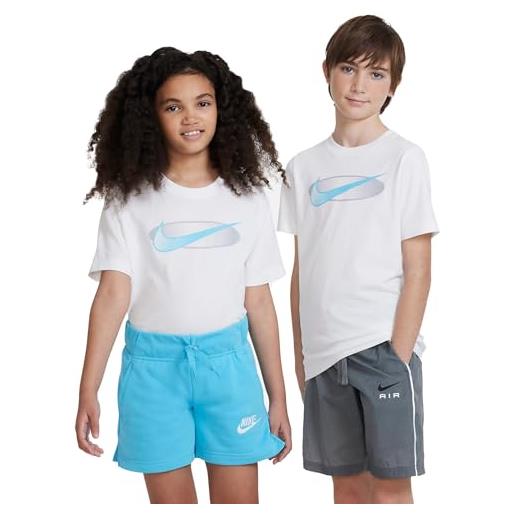 Nike t-shirt dx9523 bambini/ragazzi (s, bianco)