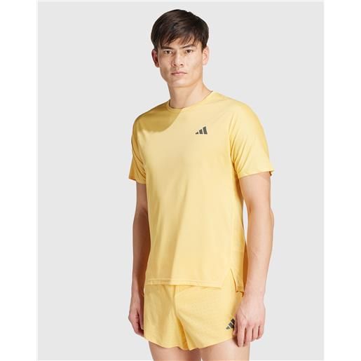Adidas t-shirt da running adizero arancio uomo