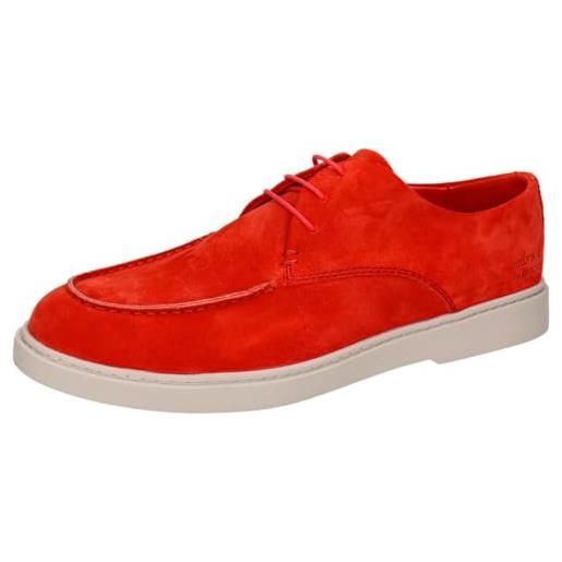 Melvin & Hamilton bruno 2, derby uomo, rosso, 46 eu