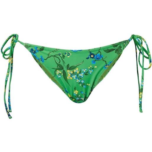 Erdem slip bikini a fiori - verde
