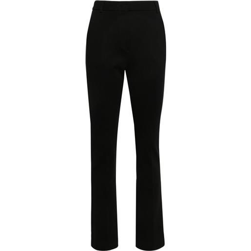 Sportmax pontida straight-leg tailored trousers - nero