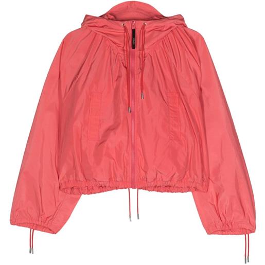 ASPESI taffeta hooded jacket - rosa