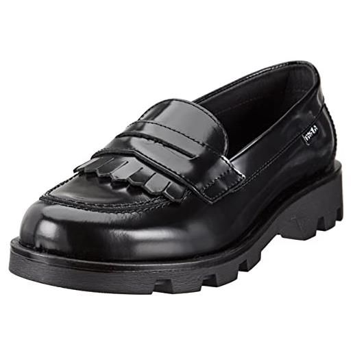 paola 854113, scarpe per uniforme scolastica, bambina, nero, 32 eu