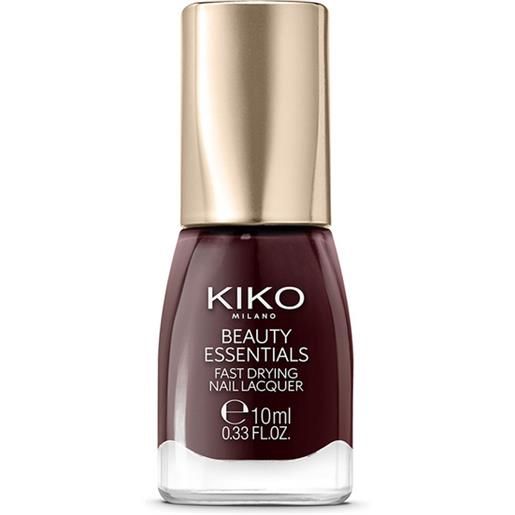 KIKO beauty essentials fast drying nail lacquer - 04 burgundy vitality