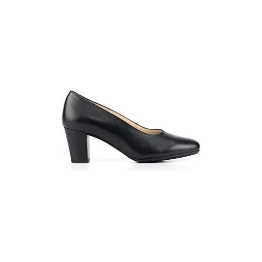 Uniform-Shoes nero leather scarpe con tacco per donna barcelona 37.0 - fabbrica membro sedex;Fornitori certificati lwg;Made in portugal;