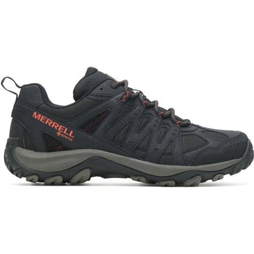 Merrell - scarpe per trekking di un giorno - accentor 3 sport gtx/black/tangerine per uomo - taglia 41.5,42,43,43.5,44,44.5,45 - nero