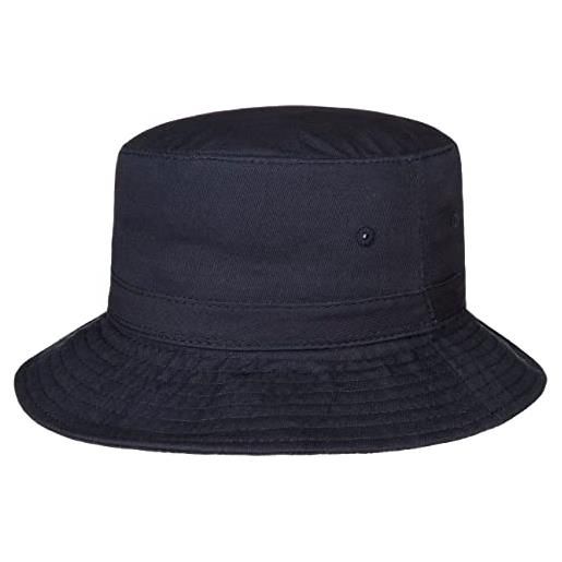 Cappellishop cappello da pescatore con protezione uv in cotone sole xl (60-61 cm) - blu scuro