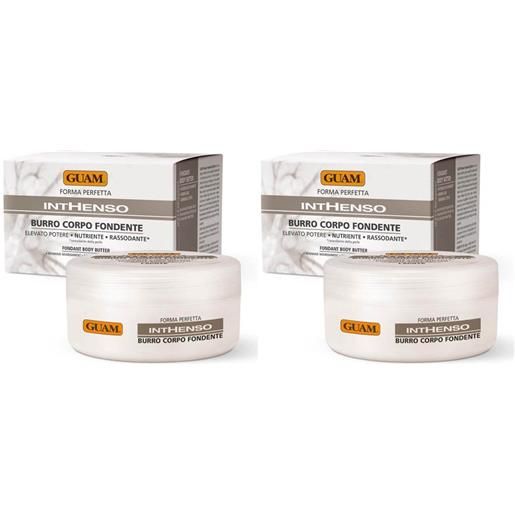 Lacote Srl guam® inthenso burro corpo fondente set da 2 2x250 ml cure del corpo