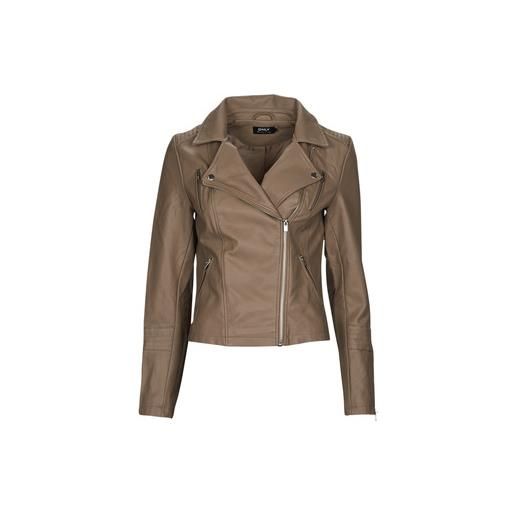Only giacca in pelle Only onlgemma faux leather biker