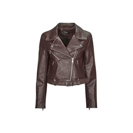 Only giacca in pelle Only onlnewvera faux leather biker cc otw
